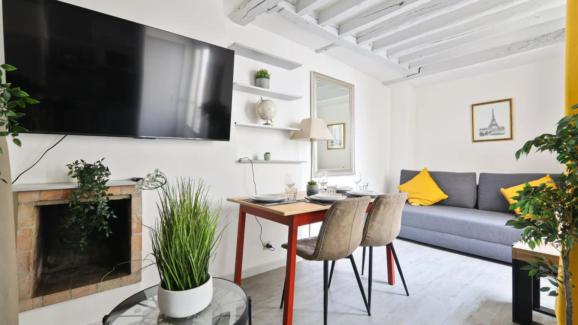 Elegant Studio Appartement Quartier Ile Saint Louis Free Netflix Paris 0*,  France